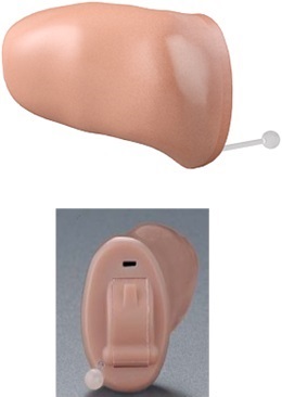 耳穴式補聴器＿ＣＩＣ外観