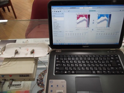 補聴器調整‐ＰＣ⁻ＨｉＰｒｏ